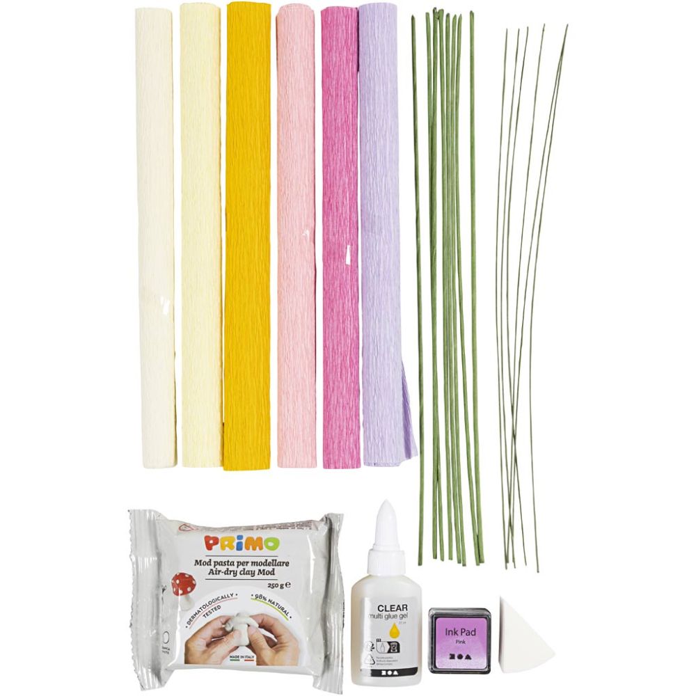 DIY Set Kreppblumen