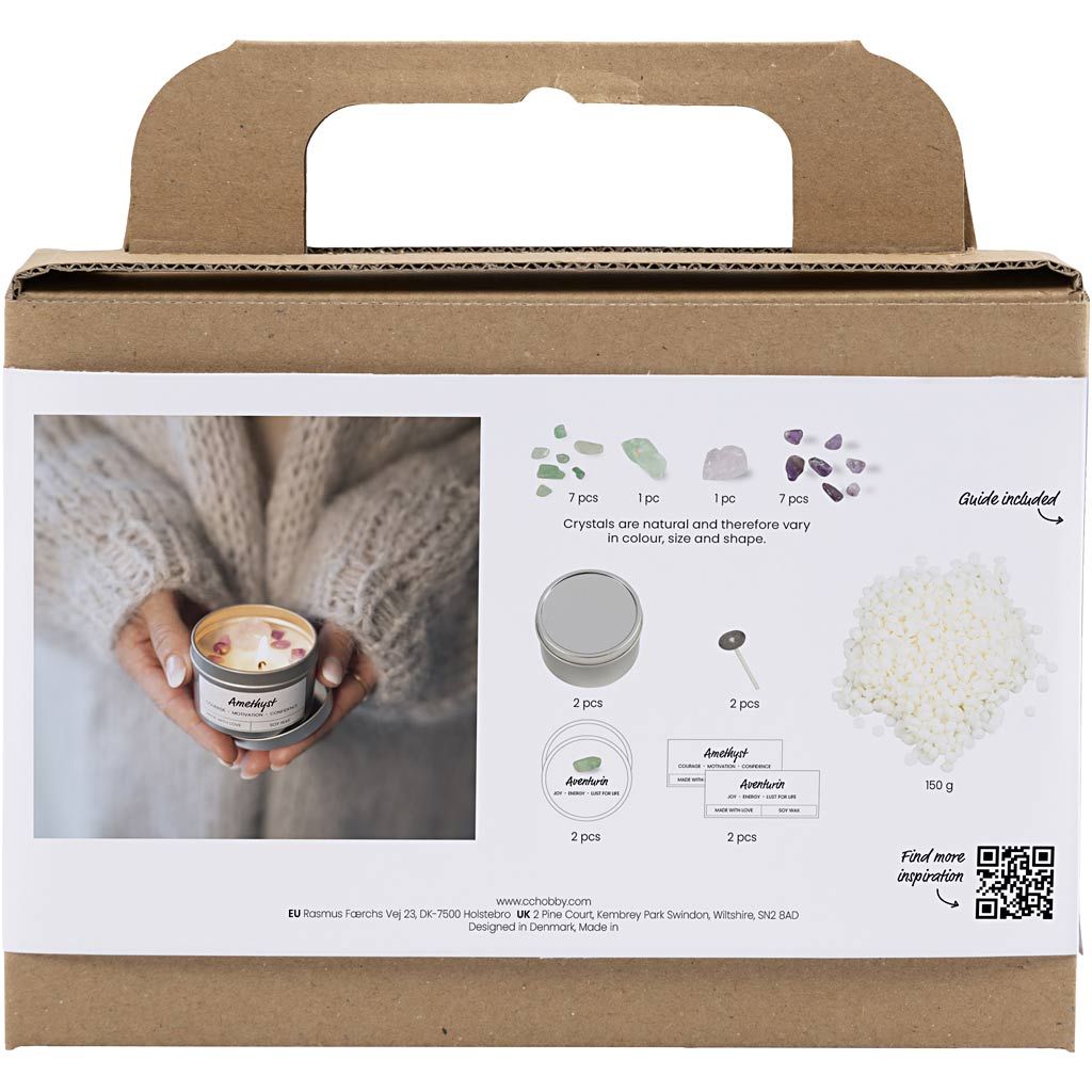 DIY Set Kerzengießen mit Kristallen (9)
