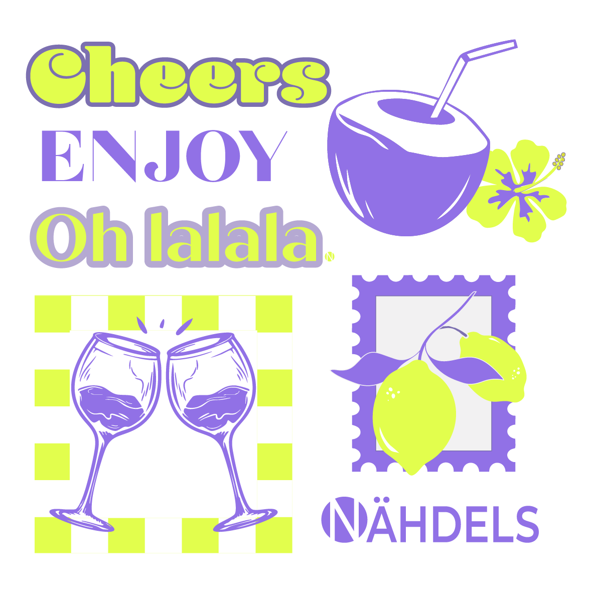Bügelbild Paneel Cheers