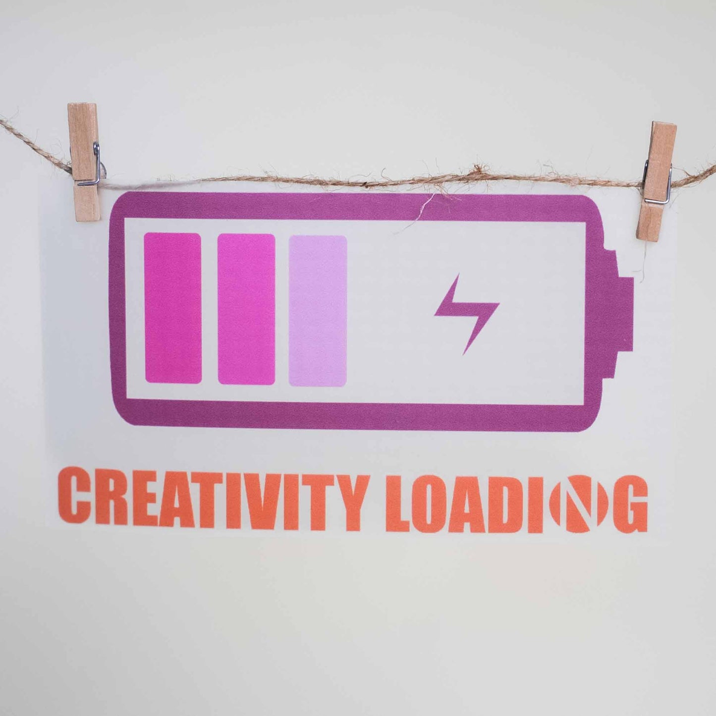 Bügelbild Creativity loading