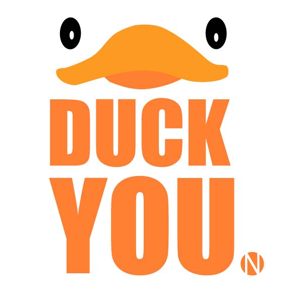 Bügelbild Duck You