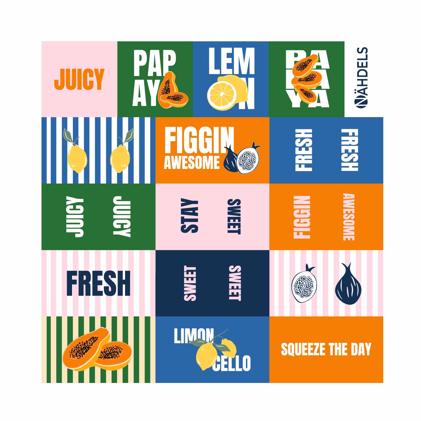Patchpalette Freche Früchte