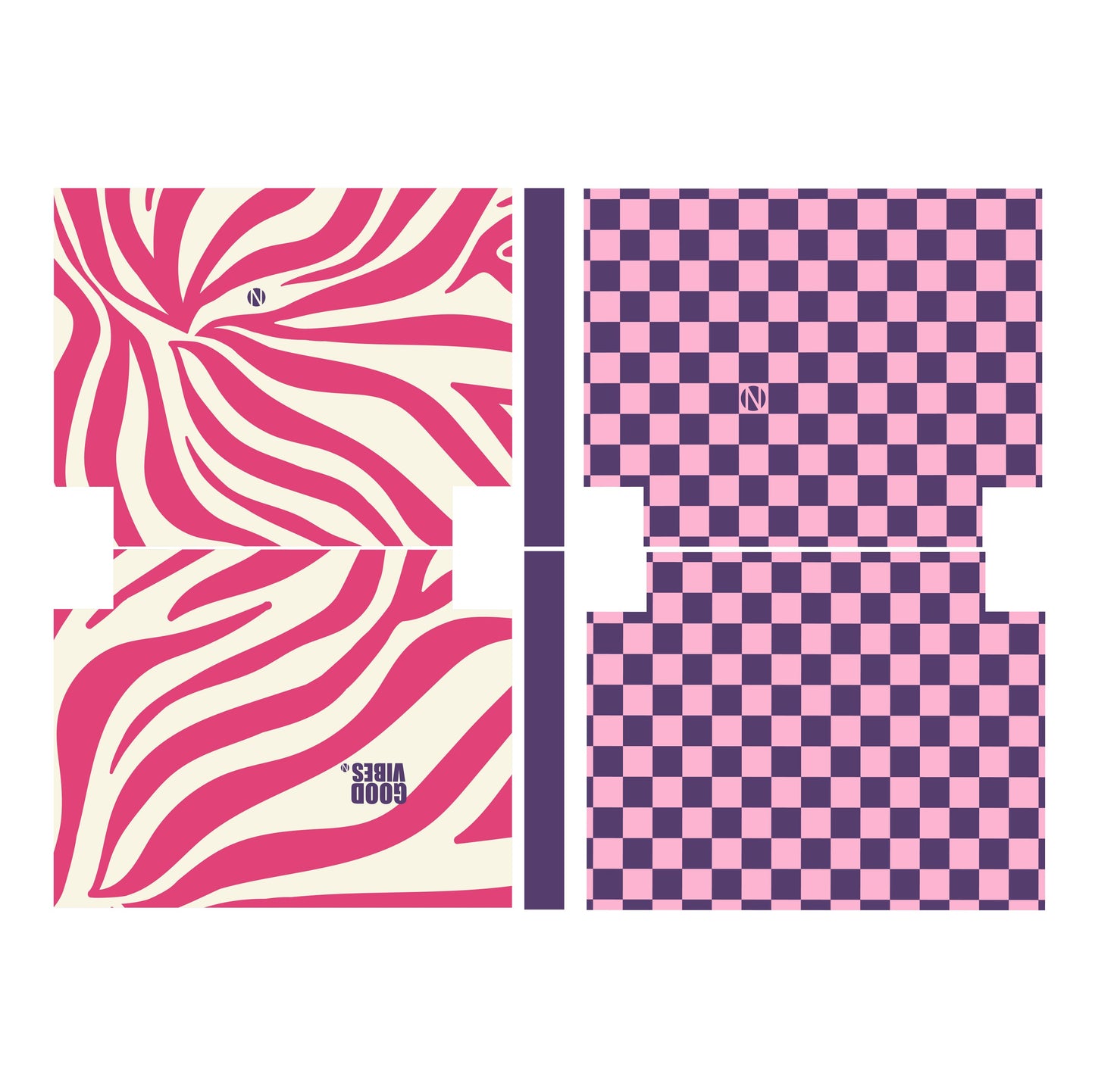 Kosmetiktaschen-Nähset Wild Zebra