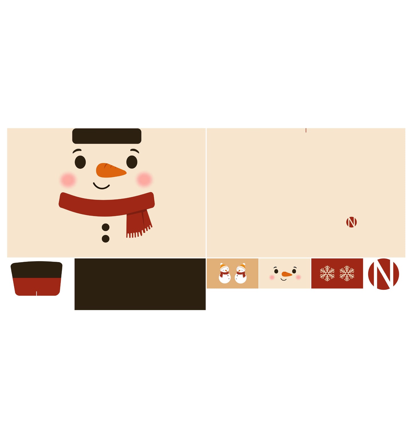 Mäppchen Sweet Animals Schneemann