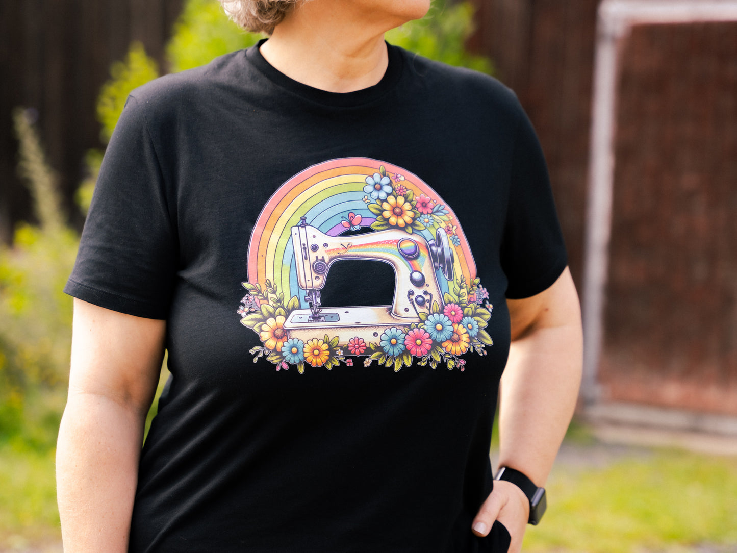 Nähmaschinen T-Shirt Bioqualität 84127