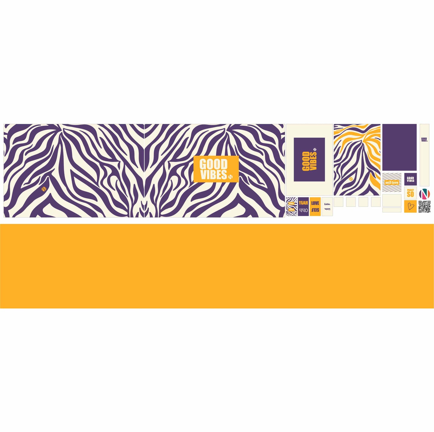 Office Set Wild Zebra
