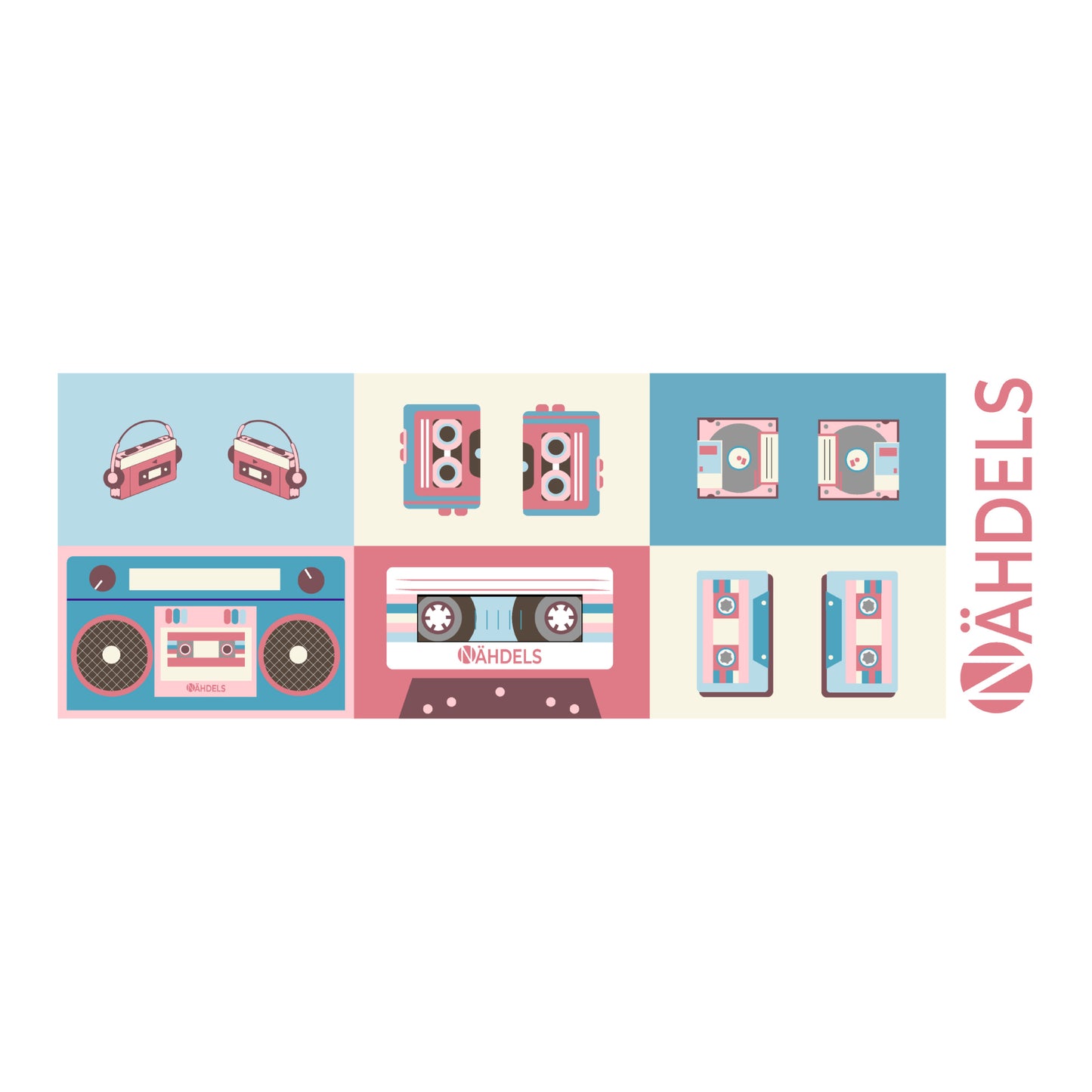 Mini-Patchpalette Kassette Thank You Rosa