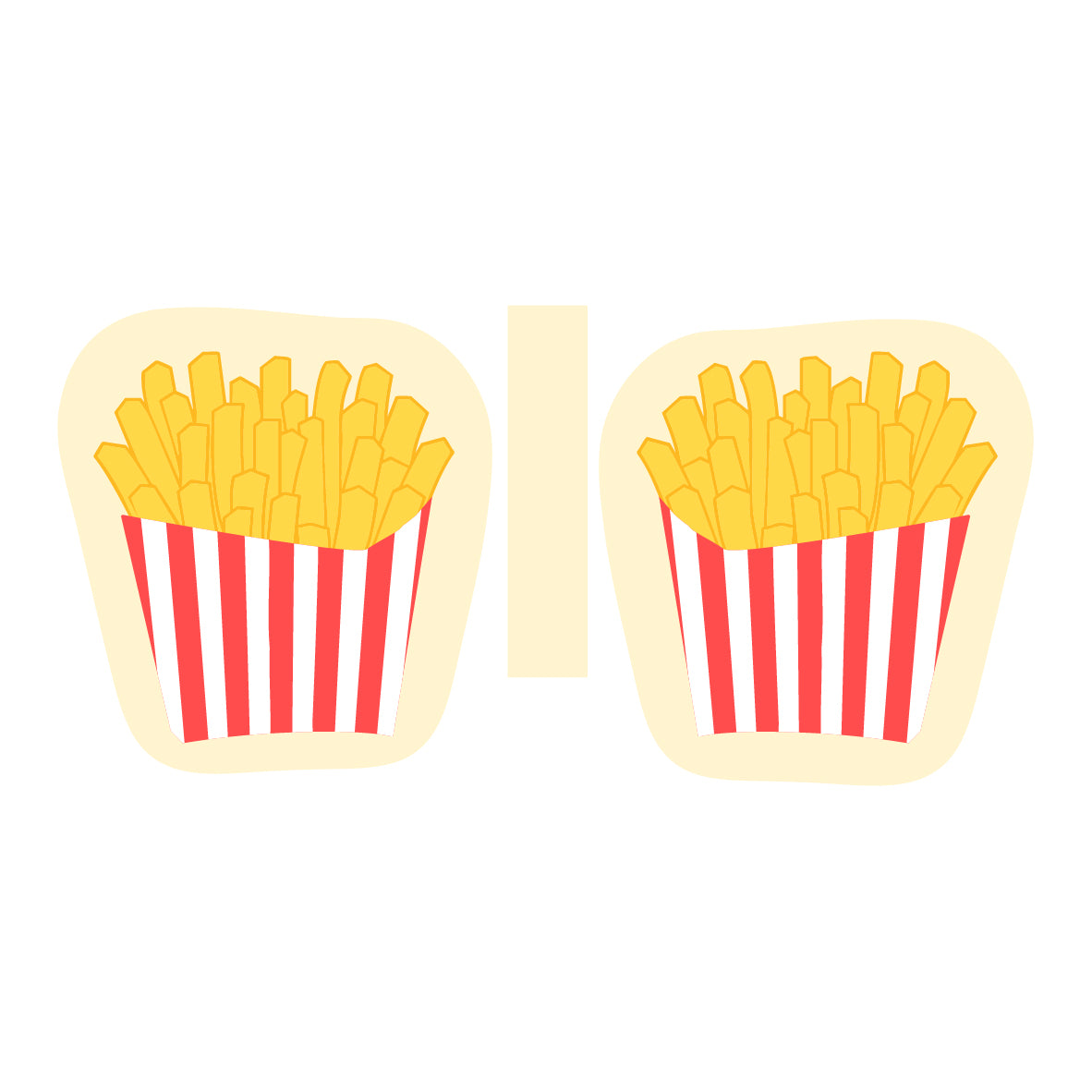 Taschengebömsel Pommes