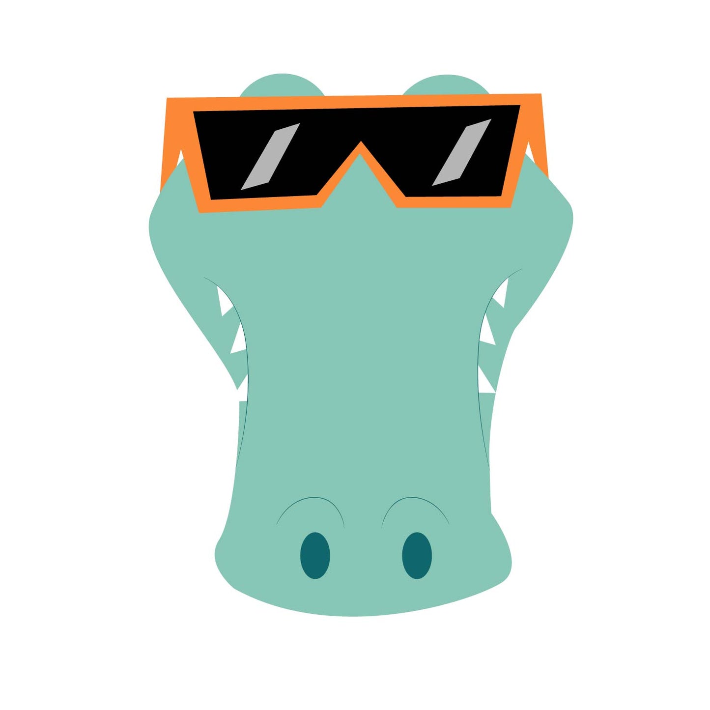 Bügelbild Cool Croc