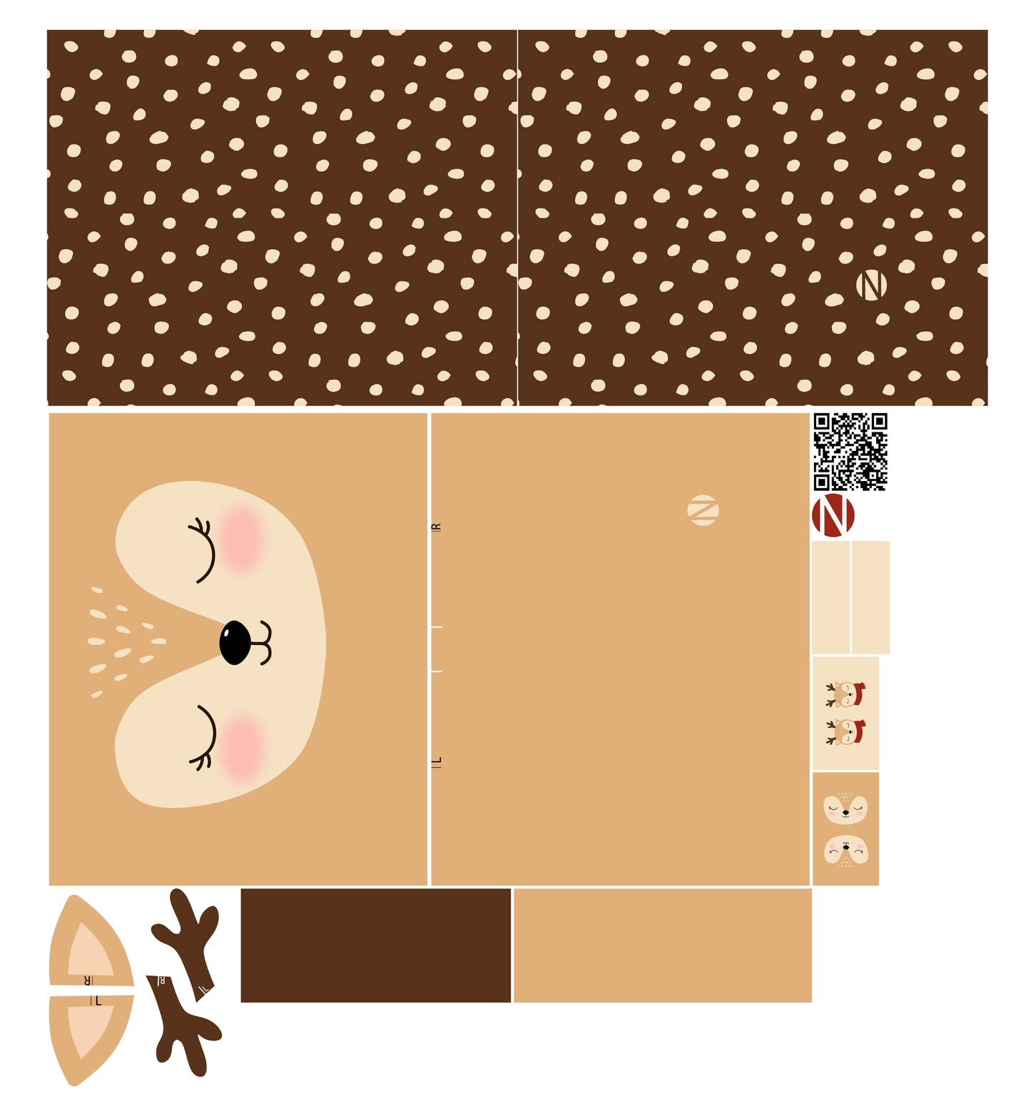 Taschenset Sweet Animals Reh