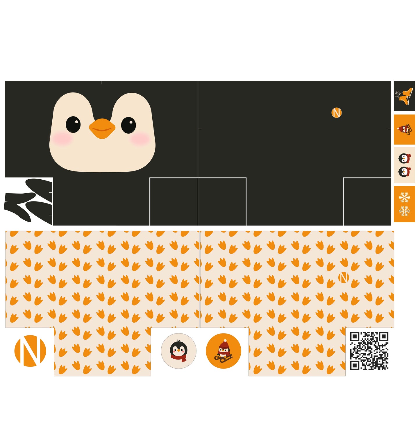Utensilo Paneel Sweet Animals Pinguin