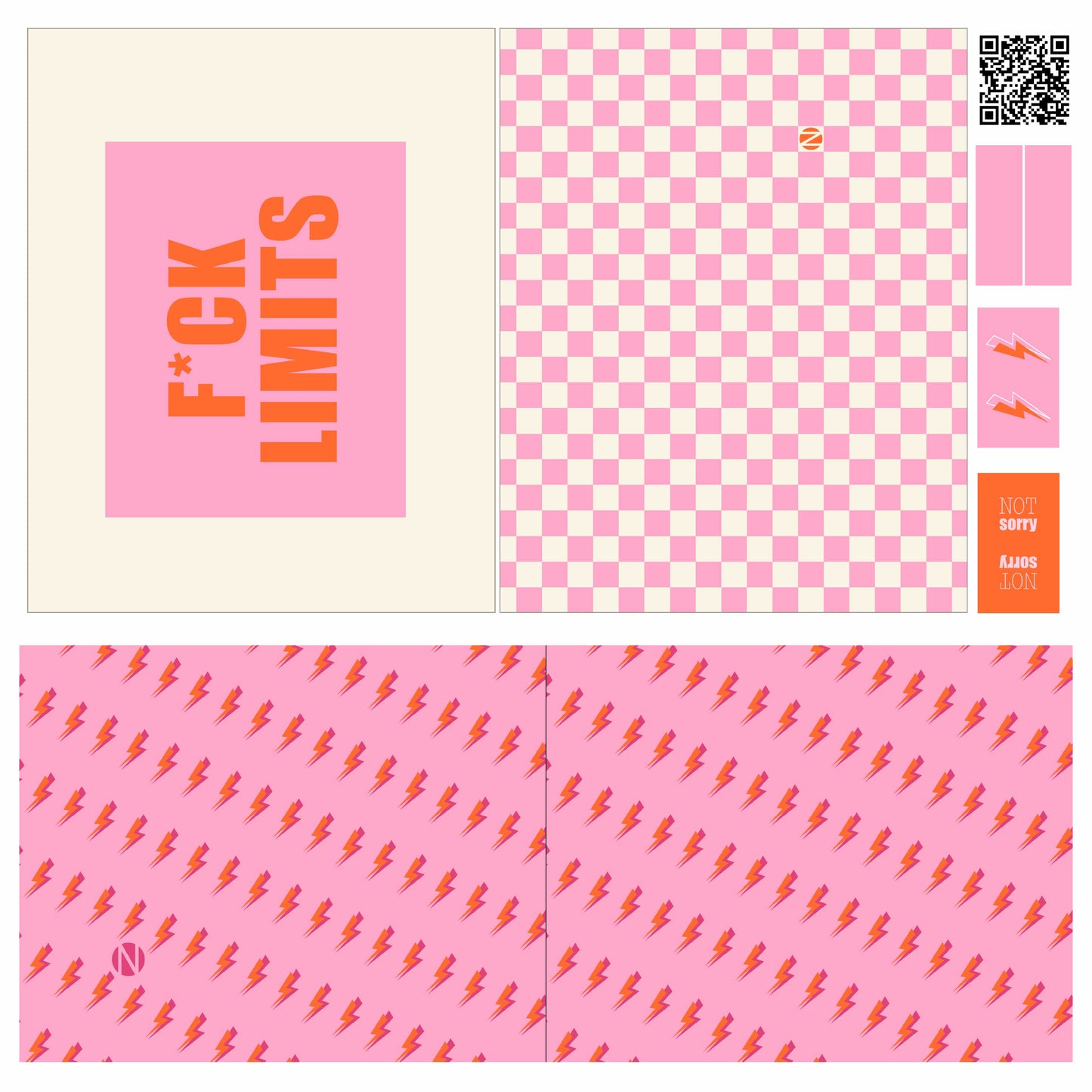 Taschenset Women "F*ck Limits"