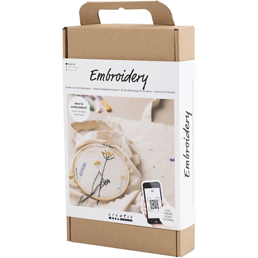 DIY Starter Set Sticken "Florale Taschen"