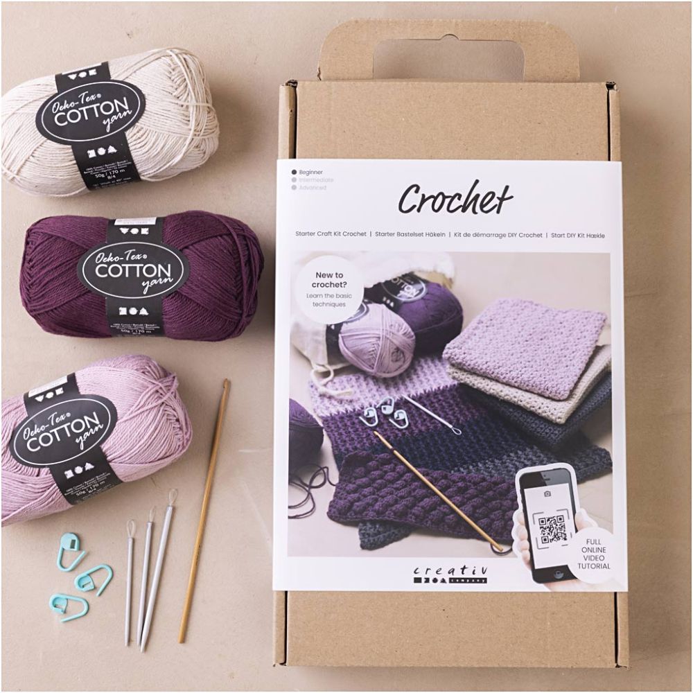 DIY Starter Set Häkeln