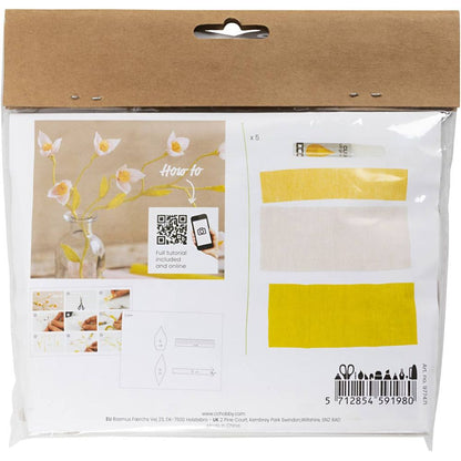Mini Kreative Set "Krepppapier Blume"