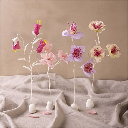 DIY Set Kreppblumen