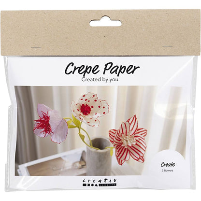 Mini Kreative Set "Kreppblumen"