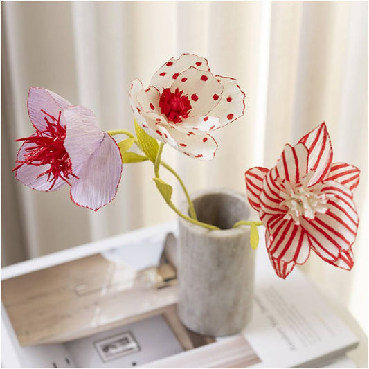 Mini Kreative Set "Kreppblumen"