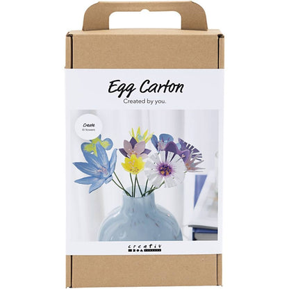 DIY Set Eierkartonblumen