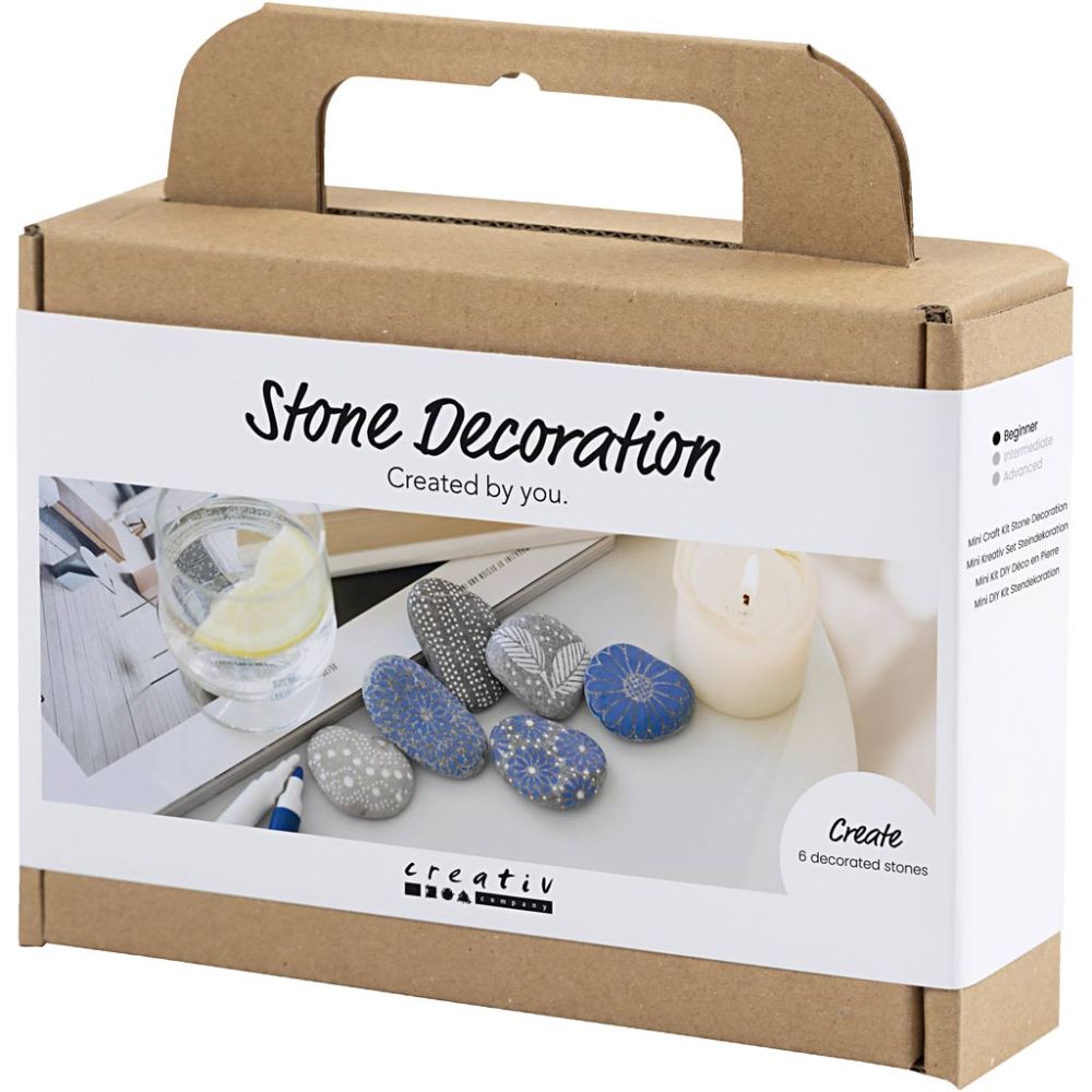 DIY Set Stone Decoration "Steine dekorieren"