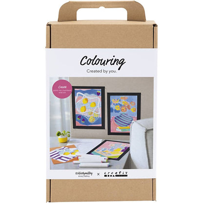 DIY Set Colouring "Malen nach Zahlen Pastell"