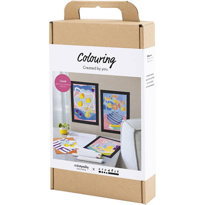 DIY Set Colouring "Malen nach Zahlen Pastell"