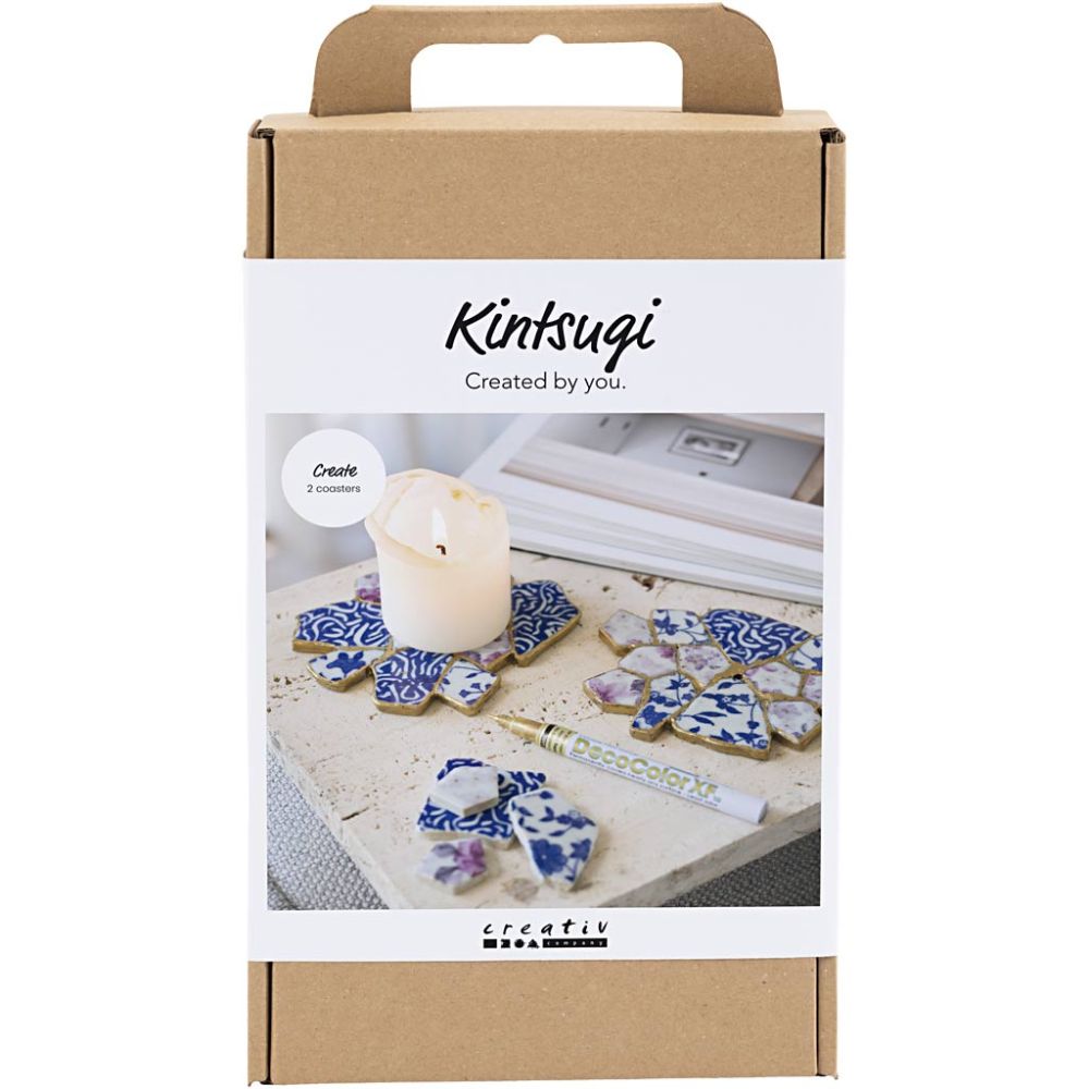 DIY Set Kintsugi Untersetzer