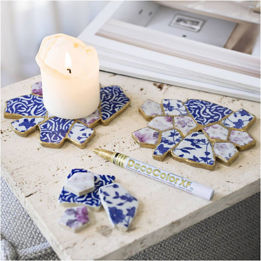 DIY Set Kintsugi Untersetzer