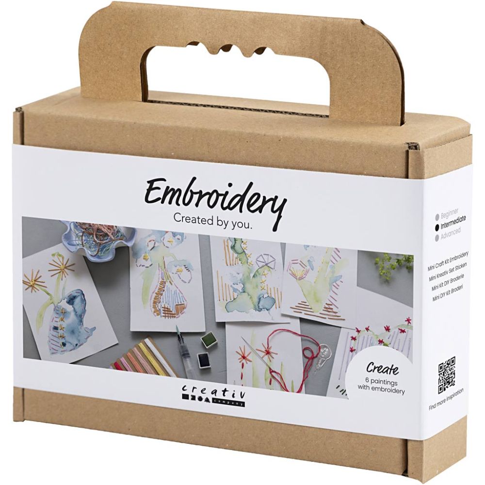 DIY Set Sticken & Malen "Karten"