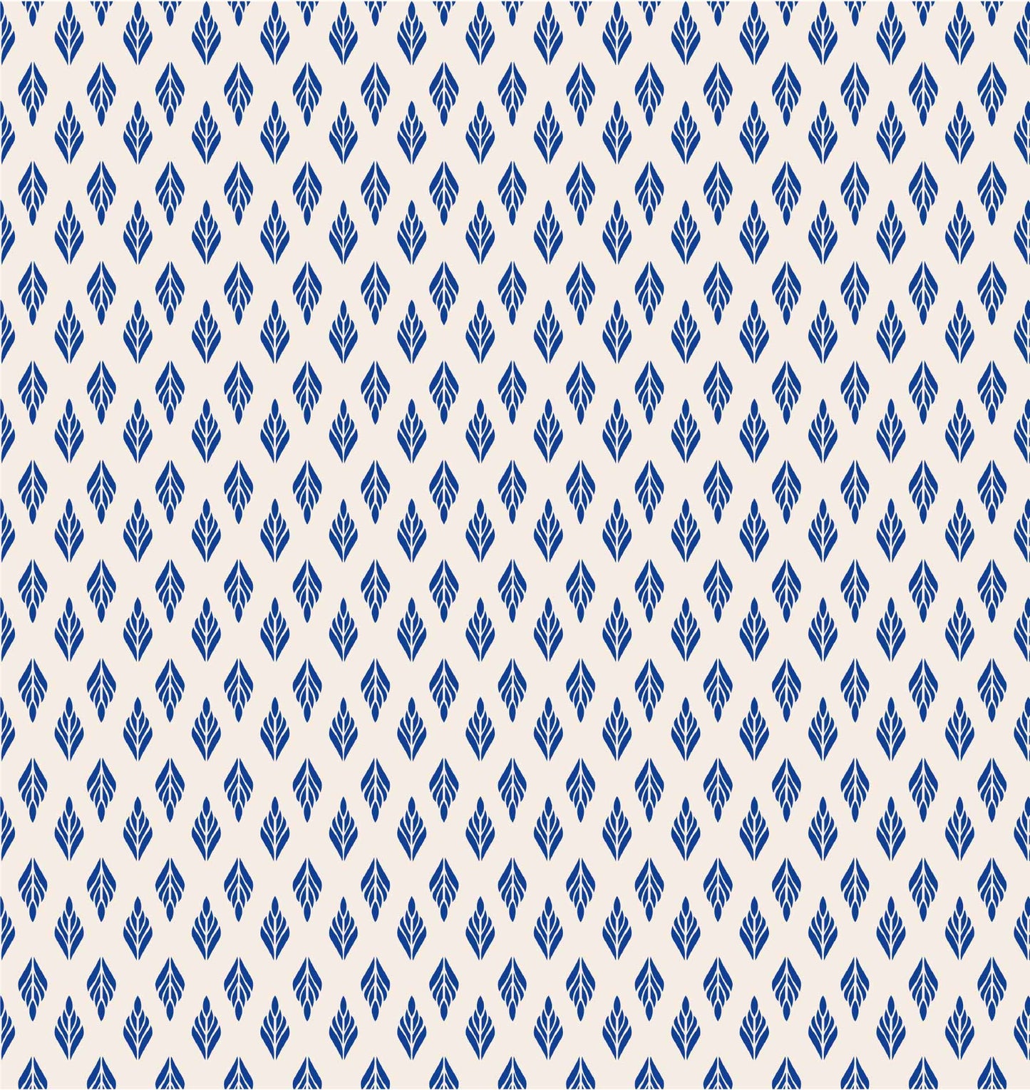 Designpaneel Blue Blätter