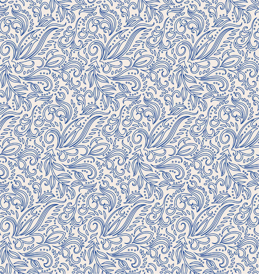 Designpaneel Blue Blüten