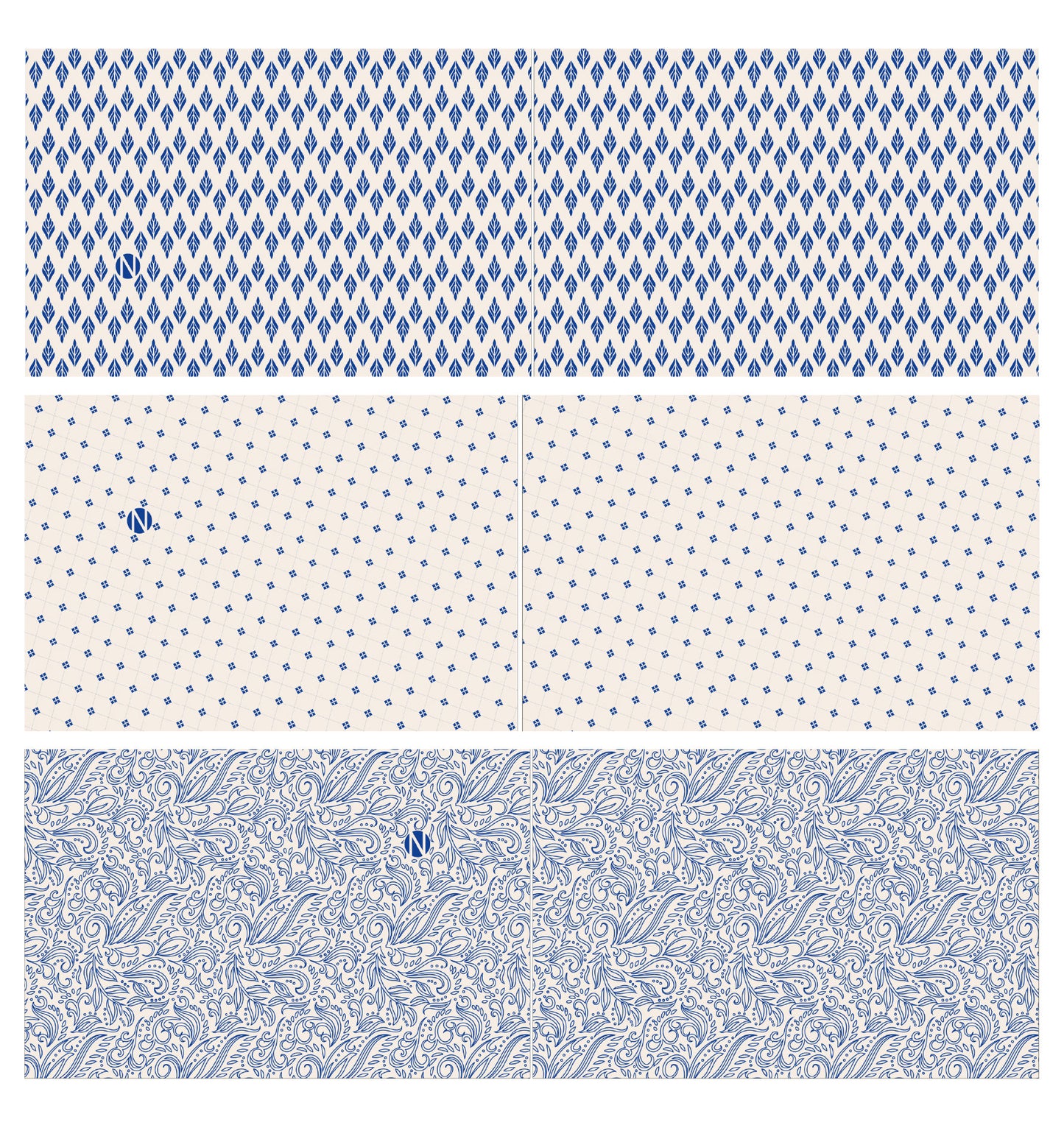 Mäppchen Panel Blue
