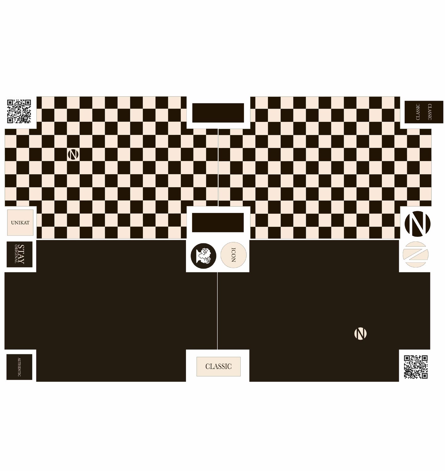 BoxyBag Paneel Vintage Kariert