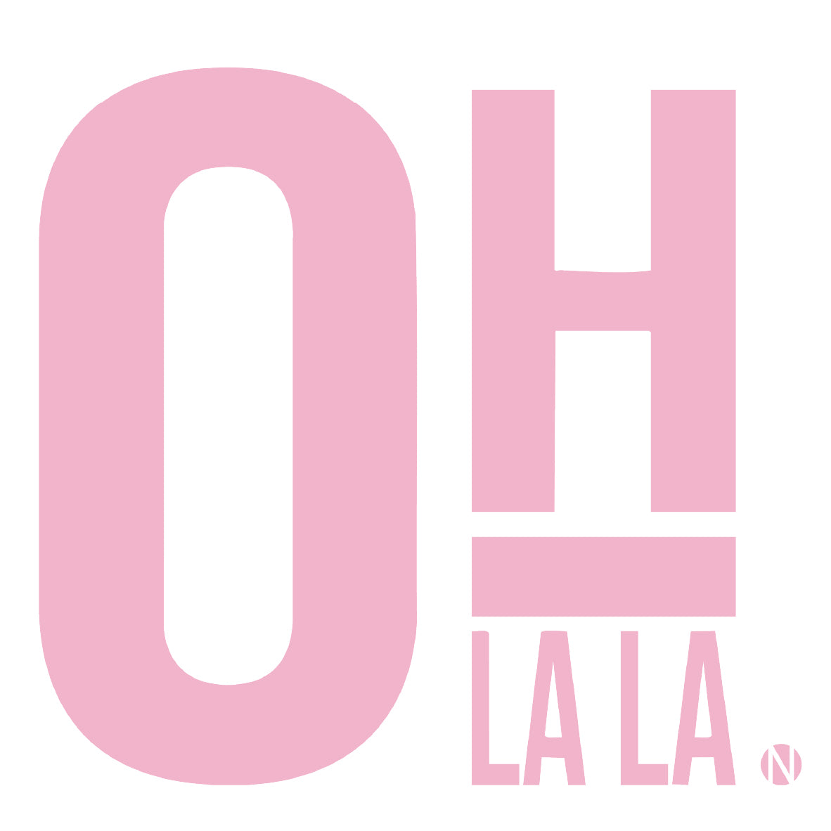 Bügelbild Words Ohlala