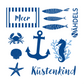 Bügelbild Paneel Maritim
