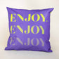 Kissen-Taschenpaneel Cheers Enjoy