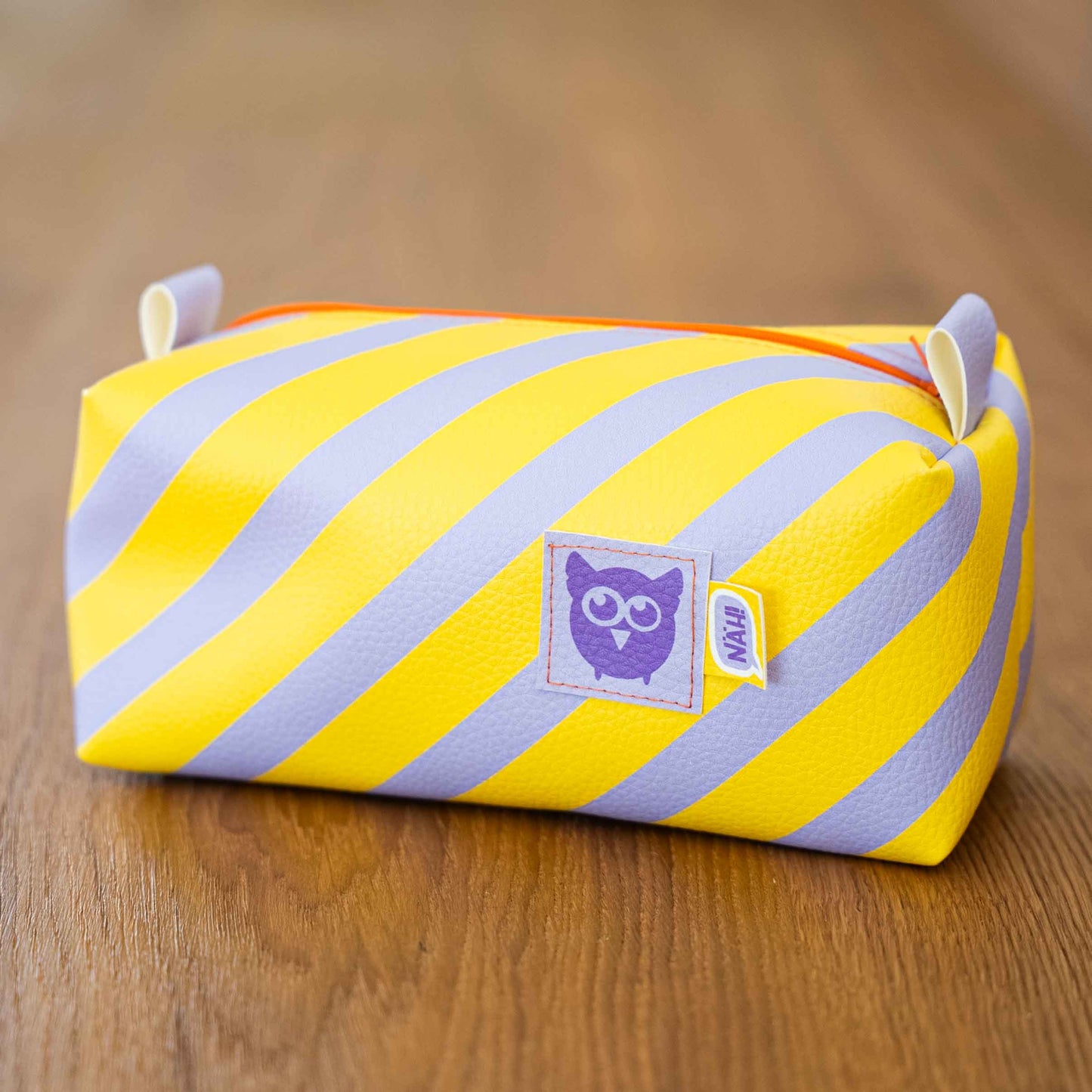 DIY Eule BoxyBag Paneel Streifen