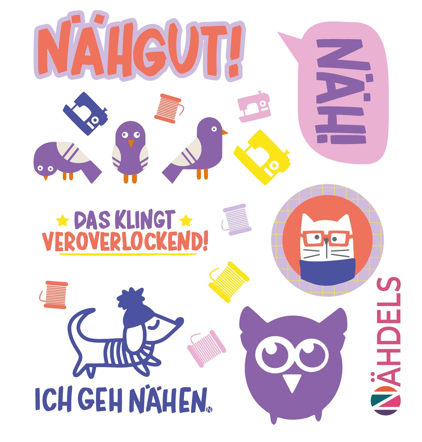 Bügelbild Paneel DIY Eule