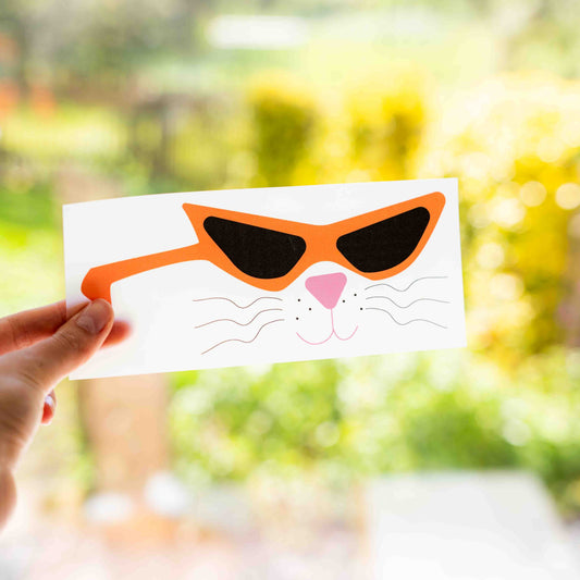 Bügelbild Cool Cat