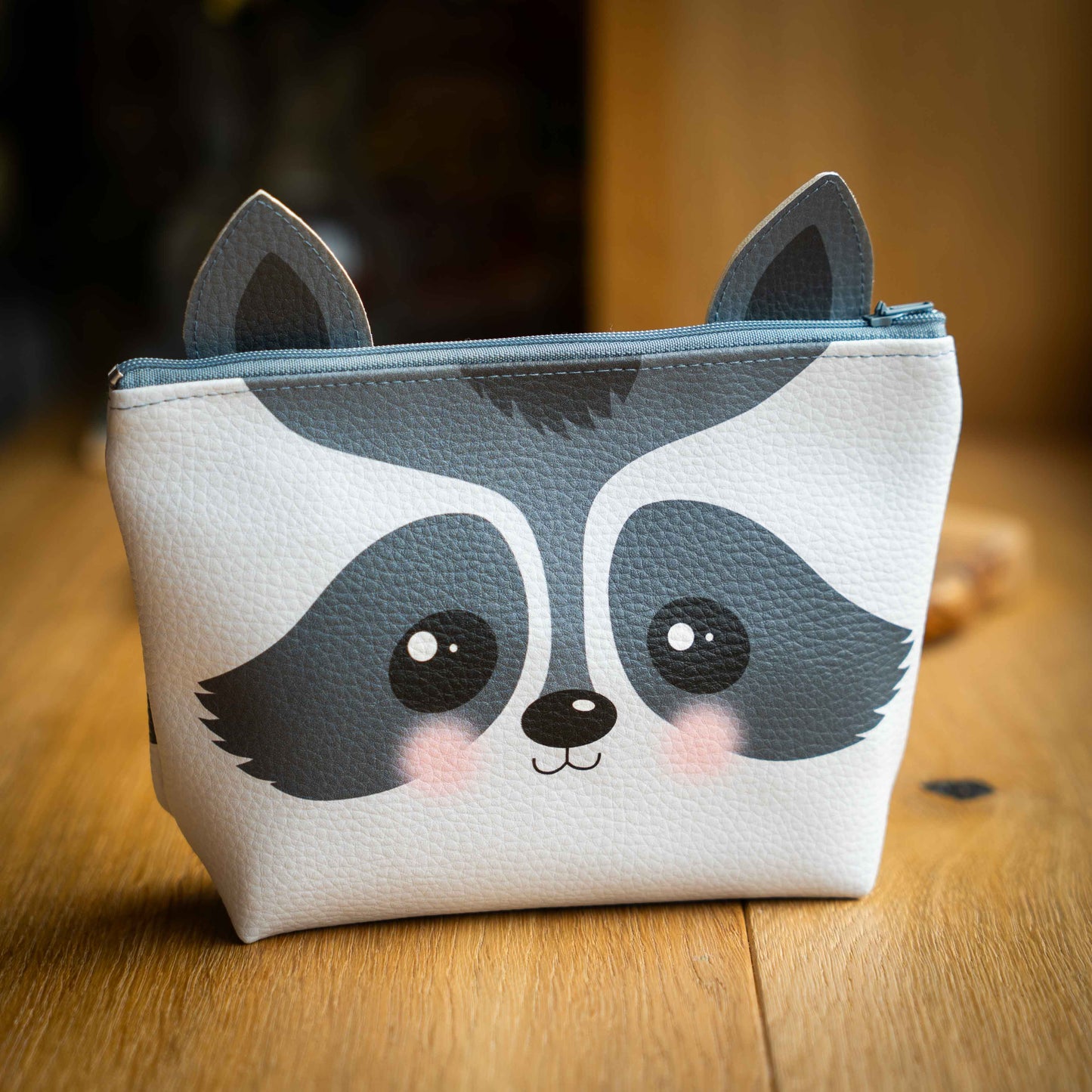 Kosmetiktaschen-Nähset Sweet Animals Waschbär