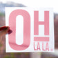 Bügelbild Words Ohlala