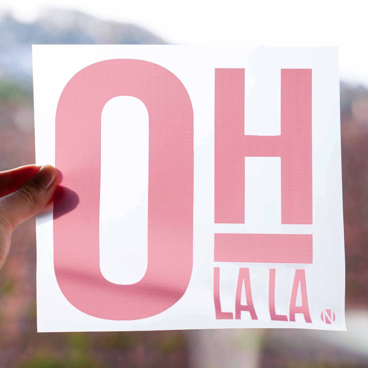 Bügelbild Words Ohlala