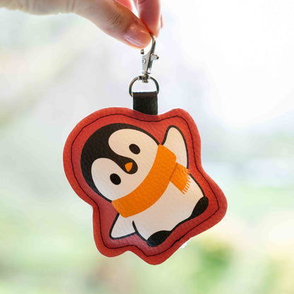 Taschengebömsel Pinguin Schal