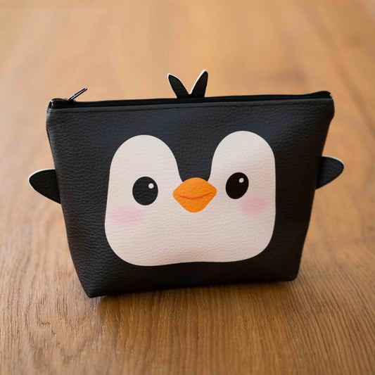 Kosmetiktaschen-Nähset Sweet Animals Pinguin