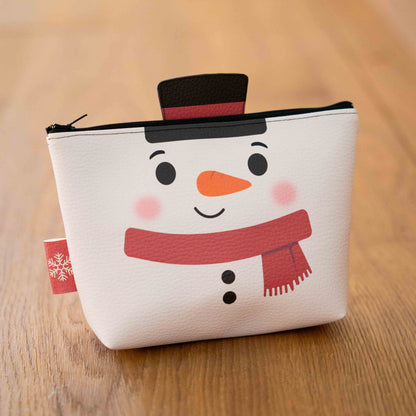Kosmetiktaschen-Nähset Sweet Animals Schneemann