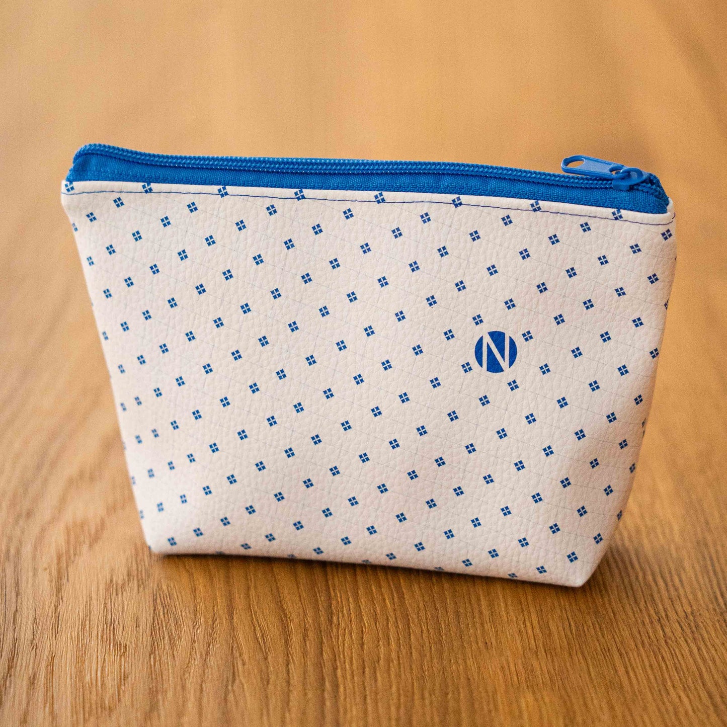 Kosmetiktaschen-Nähset Blue Würfel