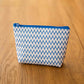 Kosmetiktaschen-Nähset Blue Blätter