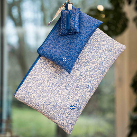 Office Set Blue Blüten