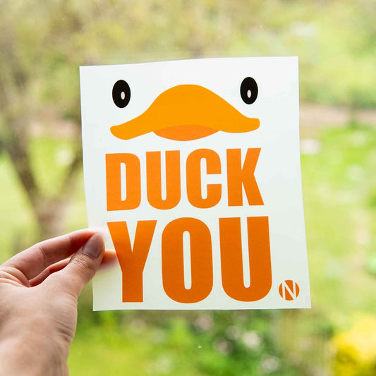 Bügelbild Duck You