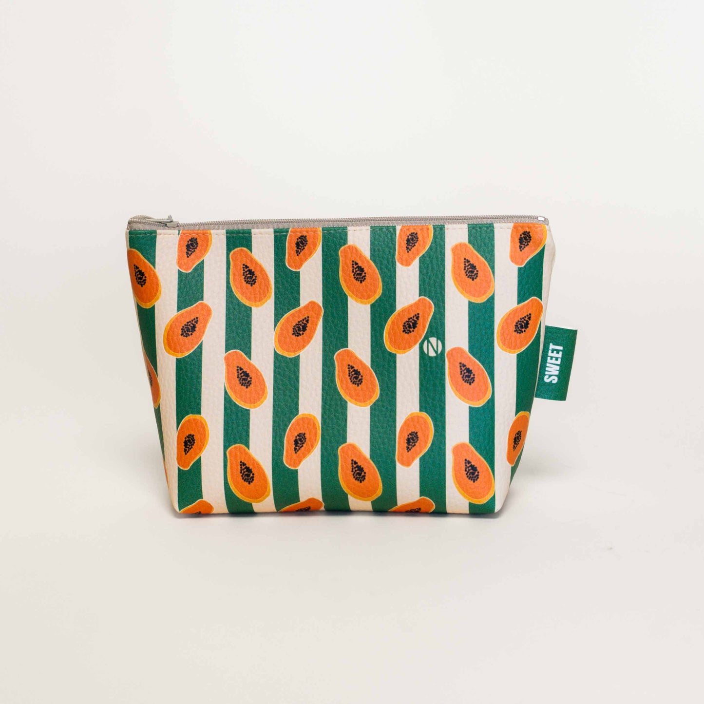 Kosmetiktaschen-Nähset Freche Früchte Papaya